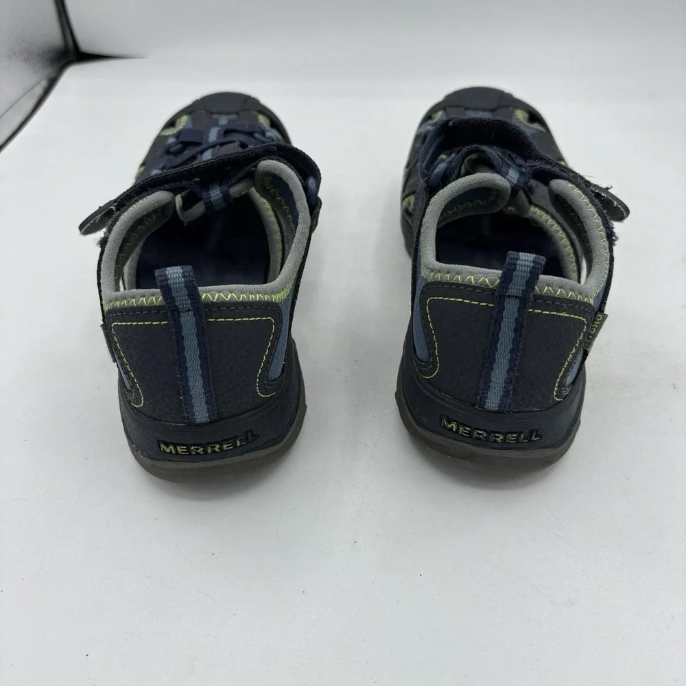 Merrell Sandals Boys Size 4 M Big Kids‎ Hydro Sport Blue Green Leather